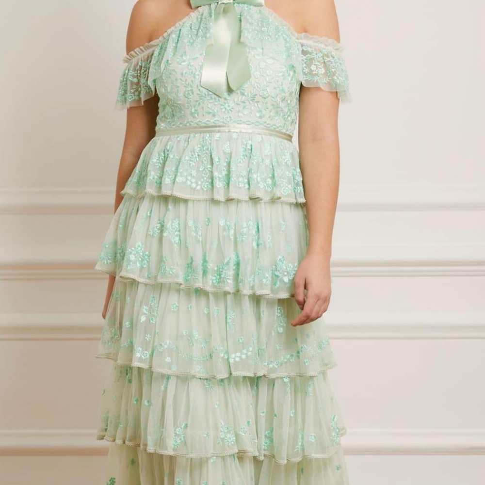 BHLDN Needle & Thread Dress size US 8 $780 - Picture 6 of 12